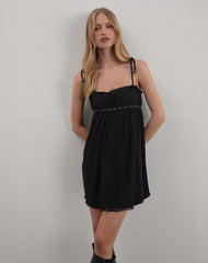 Damiera Mini Dress in Black