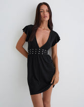 Leisoa Mini Dress in Black