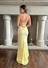 Luxe Illusion Maxi Dress - Yellow