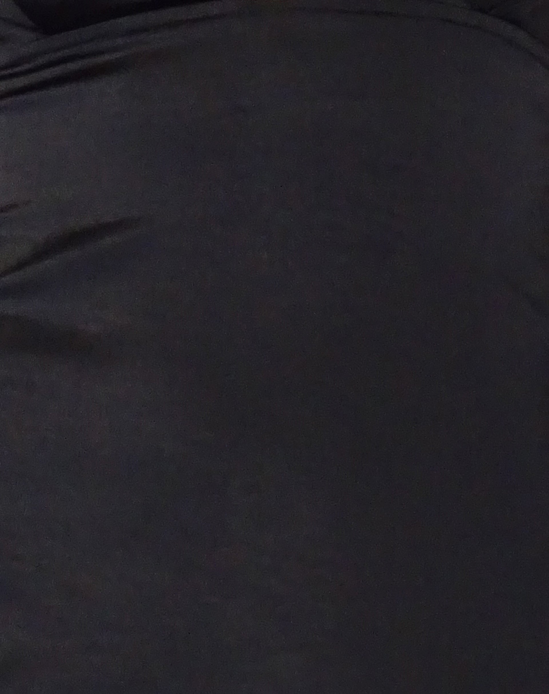 Coda Halterneck Dress in Satin Black