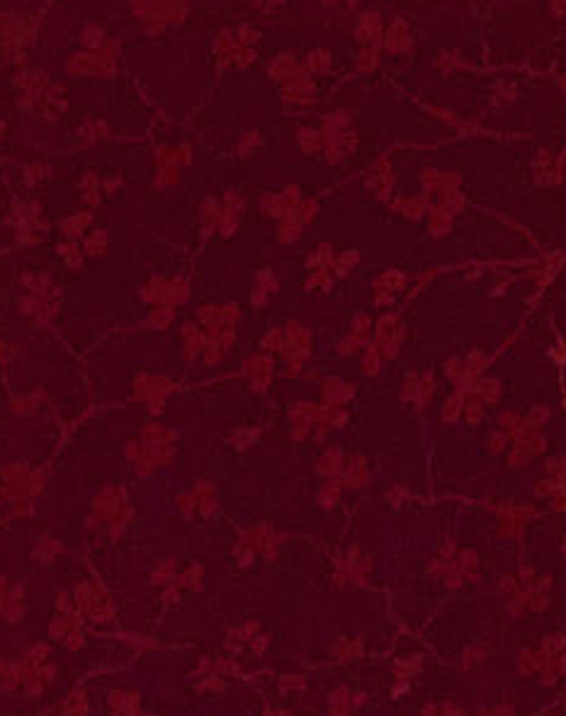 Darsih Cami Maxi Dress Red Grunge Floral Flock