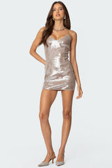 Sequin Mini Dress