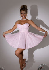 Enchanted Fantasy Sparkle Mini Dress - Pink