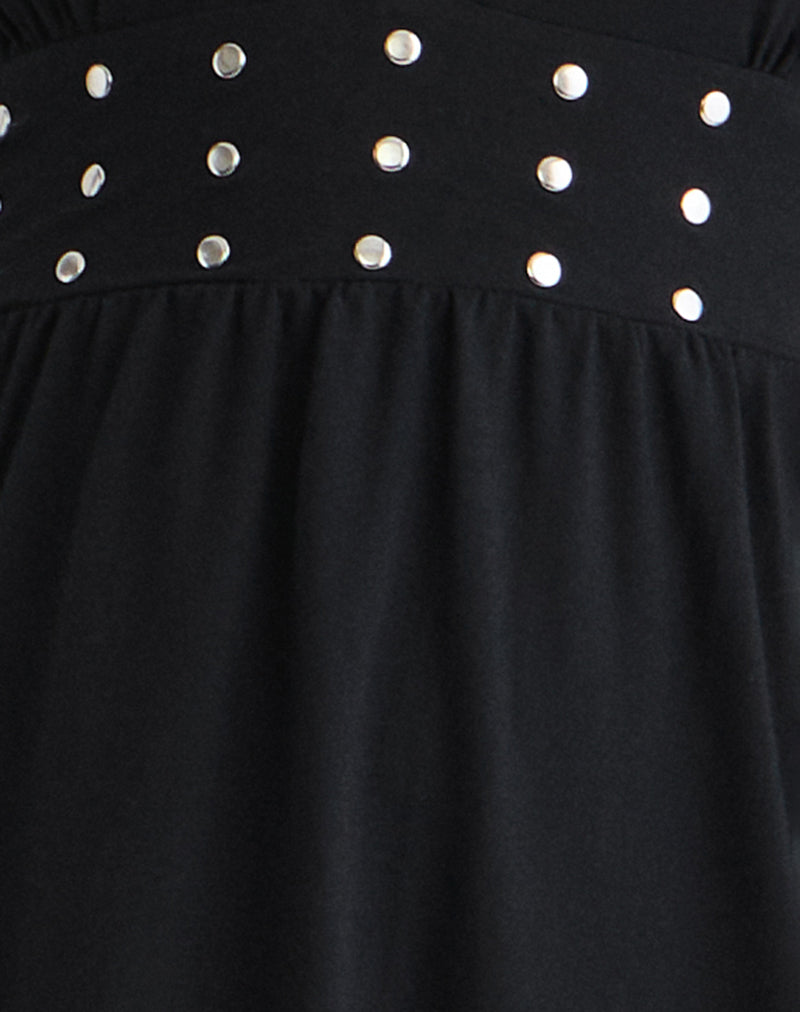 Leisoa Mini Dress in Black