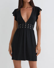 Leisoa Mini Dress in Black