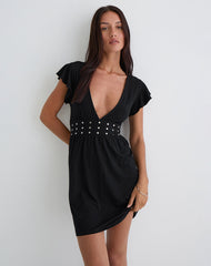 Leisoa Mini Dress in Black