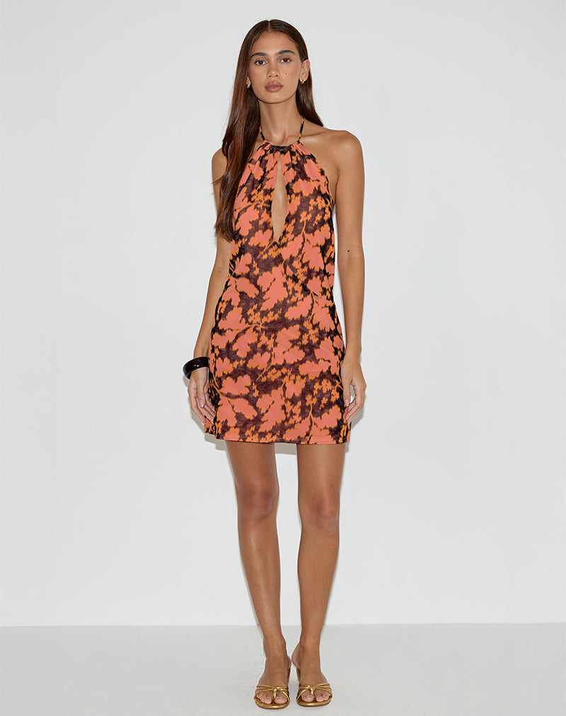 Veslina Mini Dress in Furnishing Floral