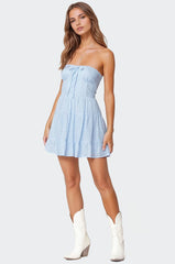 Liora Lacey Cotton Mini Dress